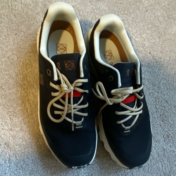 LOEWE+ On Cloudventure recycled-canvas and mesh sneakers NEW Black 38 - Picture 8 of 13